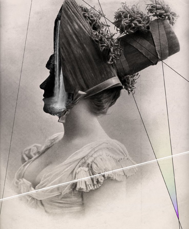 Mademoiselle Chrysantheme II, 2013, <br />
Digital print on paper, 75x100 cm